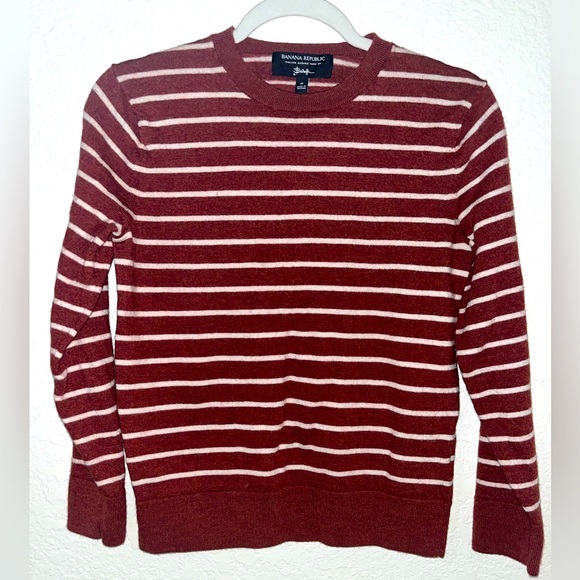 BANANA REPUBLIC CORI ITALIAN MERINO WOOL CREW-NECK SWEATER size M - Picture 3 of 5